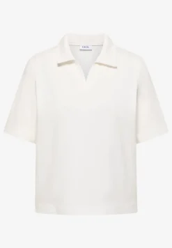 Kurzarm Poloshirt in Unifarbe