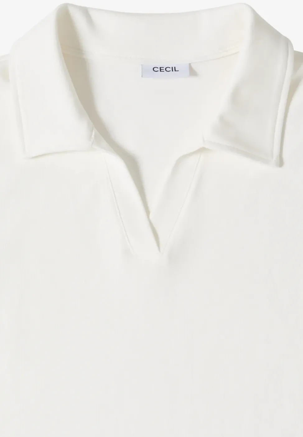 Kurzarm Poloshirt in Unifarbe