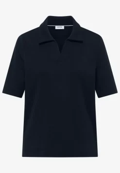 Kurzarm Poloshirt in Unifarbe