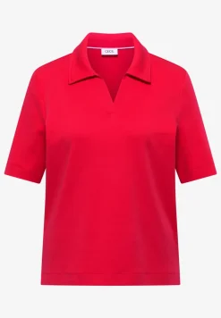 Kurzarm Poloshirt in Unifarbe