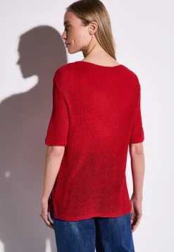 Kurzarmpullover