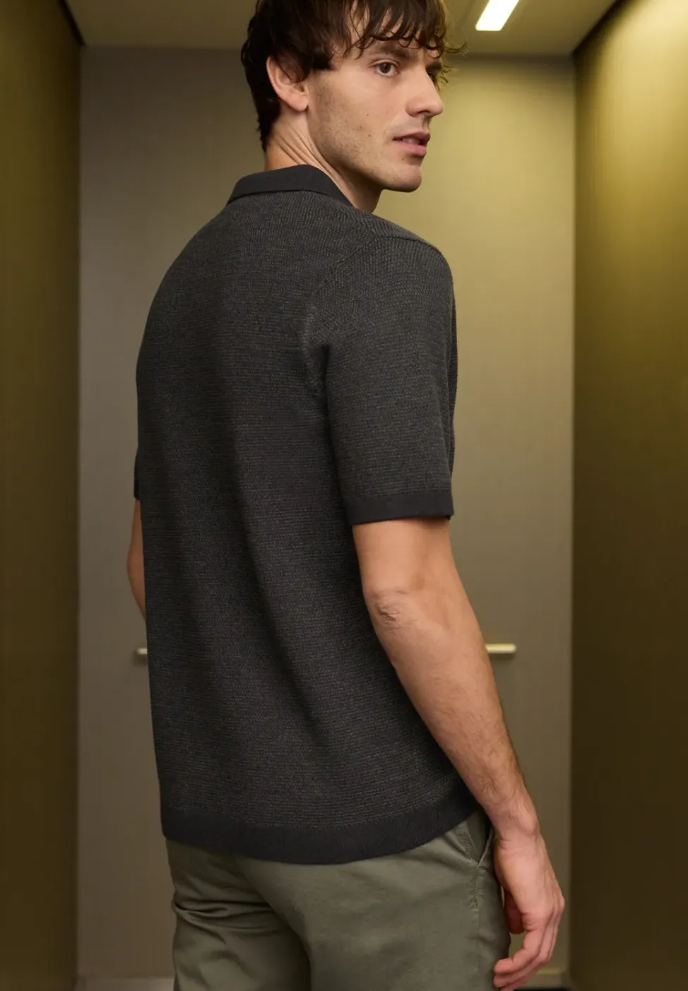 Kurzarmpullover