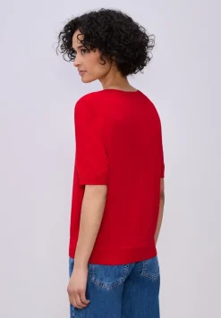 Kurzarm Pullover mit Rundhals