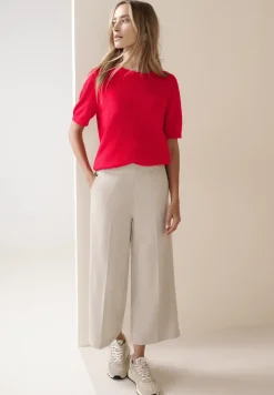 Kurzarm Pullover mit Rundhals