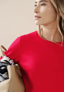 Kurzarm Pullover mit Rundhals