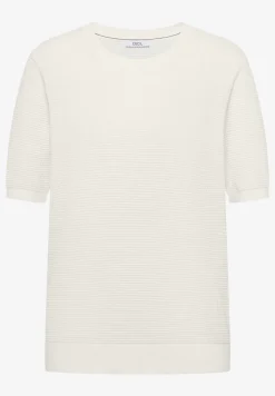 Kurzarm Pullover mit Struktur