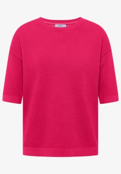 Kurzarm Pullover mit Struktur