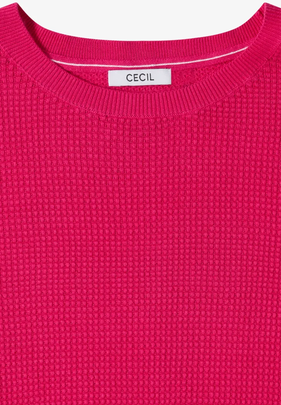 Kurzarm Pullover mit Struktur