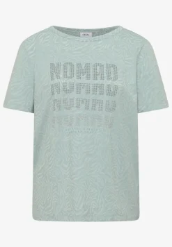 Kurzarm Shirt im Ausbrenner-Look