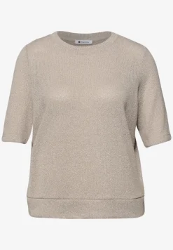 Kurzarm Shirt im schimmernden Look