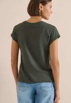 Kurzarm Shirt im Tunika-Look