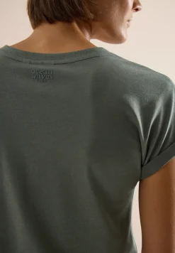 Kurzarm Shirt im Tunika-Look