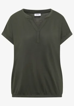 Kurzarm Shirt im Tunika-Look