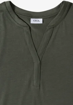 Kurzarm Shirt im Tunika-Look