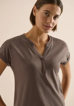 Kurzarm Shirt im Tunika-Look
