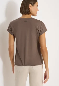 Kurzarm Shirt im Tunika-Look