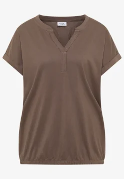 Kurzarm Shirt im Tunika-Look