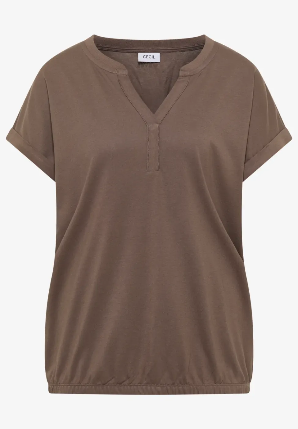 Kurzarm Shirt im Tunika-Look