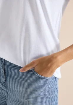 Kurzarm Shirt im Tunika-Look