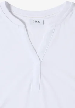 Kurzarm Shirt im Tunika-Look