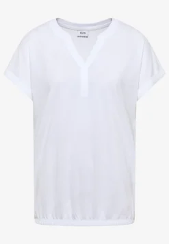 Kurzarm Shirt im Tunika-Look