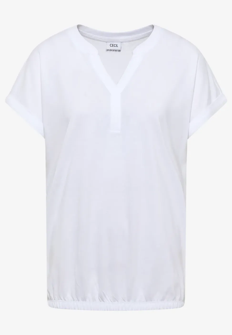 Kurzarm Shirt im Tunika-Look
