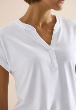 Kurzarm Shirt im Tunika-Look