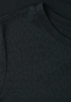Kurzarm Shirt mit Ausbrennerdetails