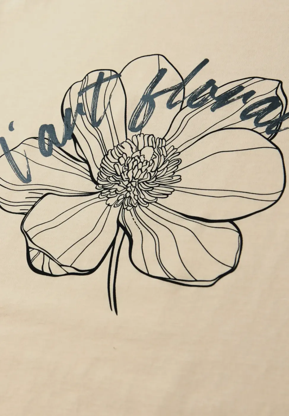 Kurzarm Shirt mit floralem Artwork