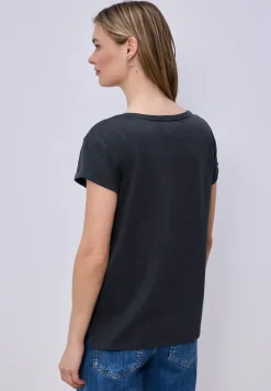Kurzarm Shirt mit floralem Artwork