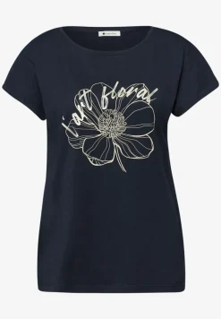 Kurzarm Shirt mit floralem Artwork
