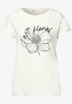 Kurzarm Shirt mit floralem Artwork