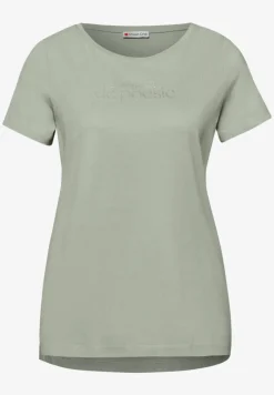 Kurzarm Shirt mit Folien-Wording