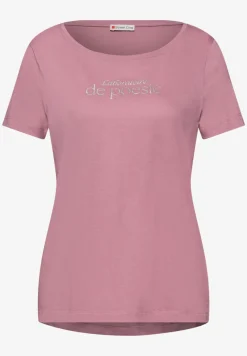 Kurzarm Shirt mit Folien-Wording