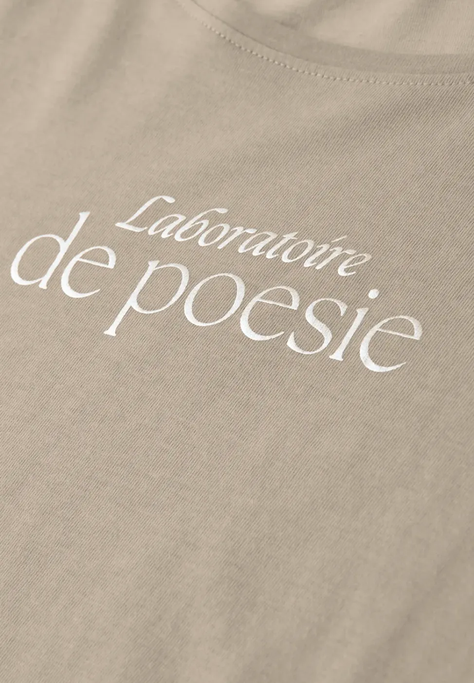 Kurzarm Shirt mit Folien-Wording