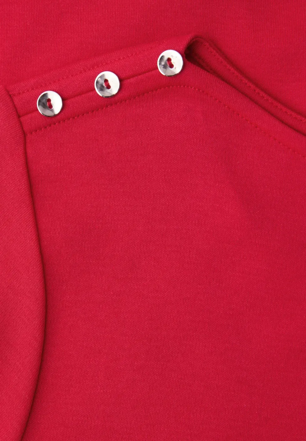 Kurzarm Shirt mit Knopfdetail