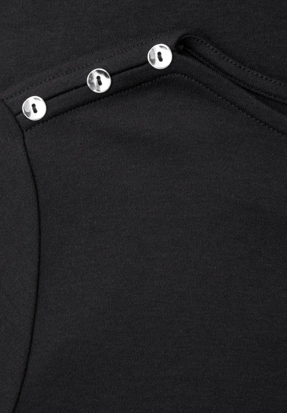 Kurzarm Shirt mit Knopfdetail
