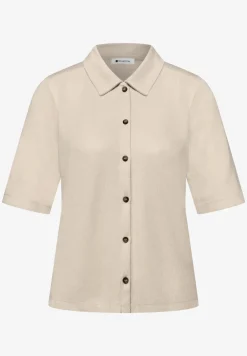 Kurzarm Shirt mit Knopfleiste