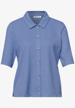 Kurzarm Shirt mit Knopfleiste