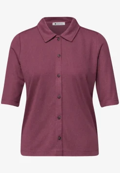 Kurzarm Shirt mit Knopfleiste
