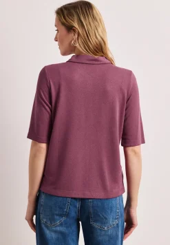 Kurzarm Shirt mit Knopfleiste
