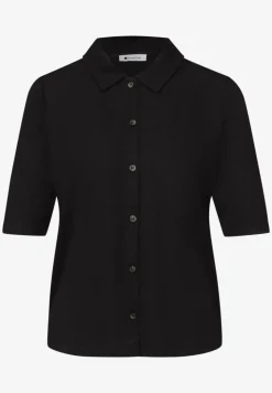 Kurzarm Shirt mit Knopfleiste