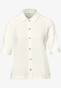 Kurzarm Shirt mit Knopfleiste