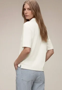 Kurzarm Shirt mit Knopfleiste