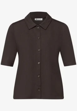 Kurzarm Shirt mit Knopfleiste