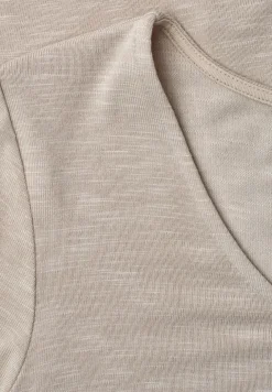 Kurzarm Shirt mit Knotendetail
