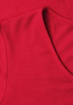 Kurzarm Shirt mit Knotendetail