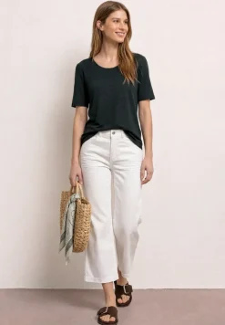 Kurzarm Shirt mit Knotendetail