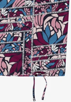 Kurzarm Shirt mit Patchwork-Print