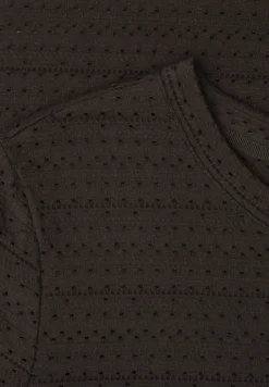 Kurzarm Shirt mit Rundhals aus Spitze